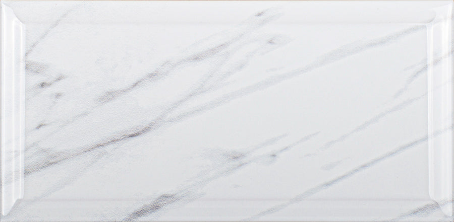 Carrara Bevelled Wall Tile M10x20 | Design MIX