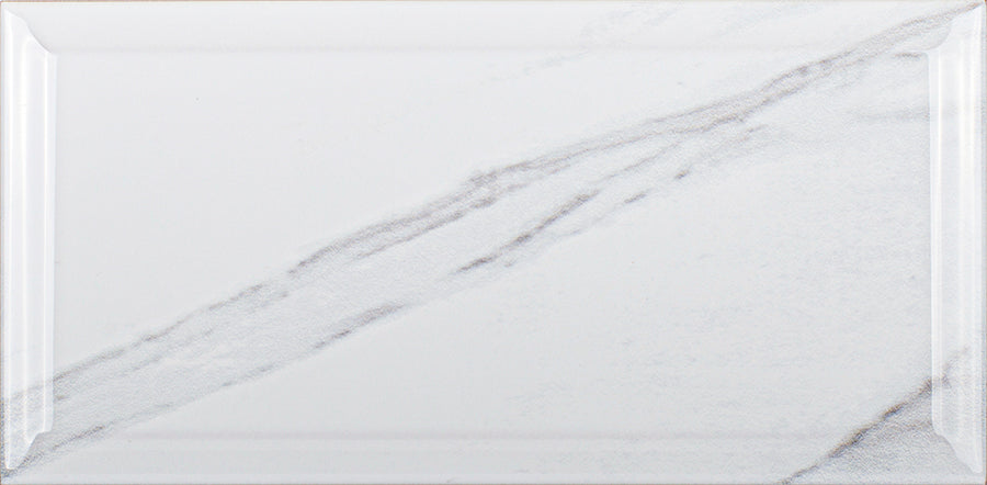 Carrara Bevelled Wall Tile M10x20 | Design MIX