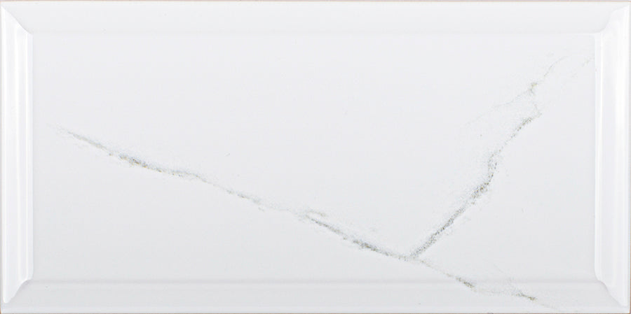 Carrara Bevelled Wall Tile M10x20 | Design MIX