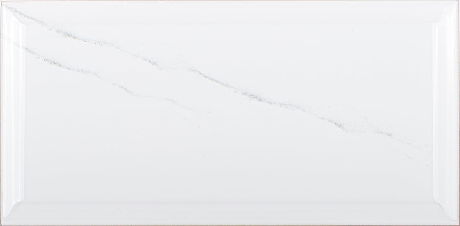 Carrara Bevelled Wall Tile M10x20 | Design MIX