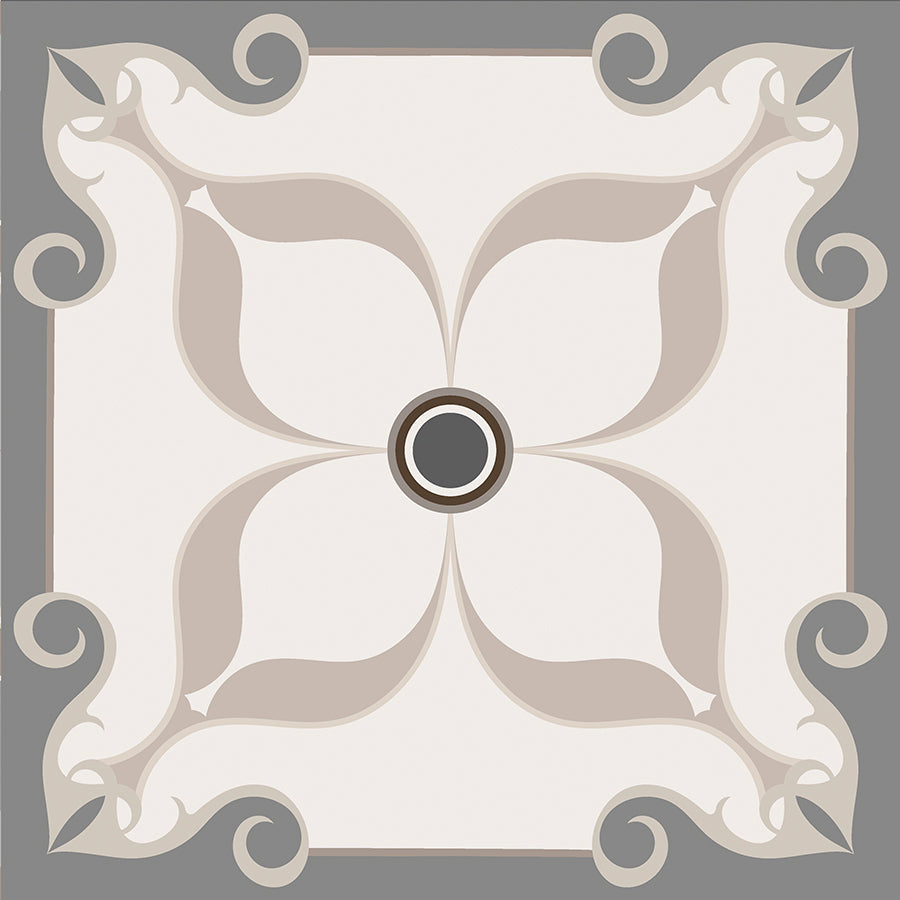 Vintage Prime Floor Tile 10x10 | Design 04 Matt