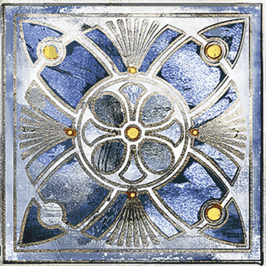 Celta Wall Tile 15x15 | Blue Design MIX Matt