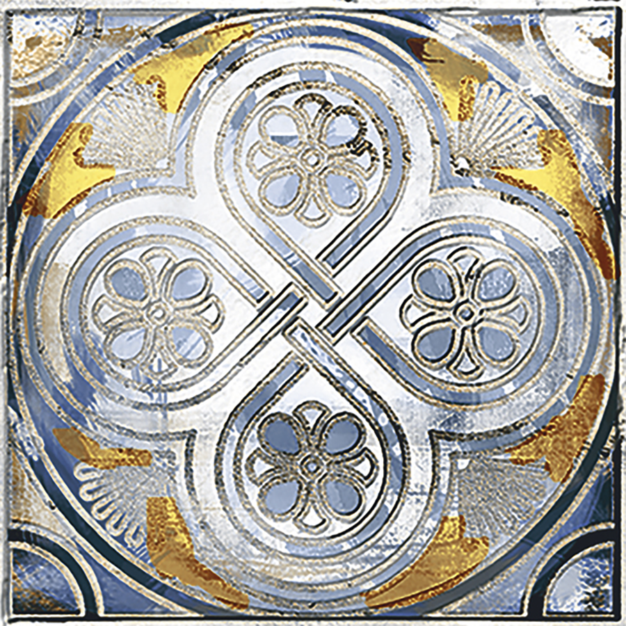 Celta Wall Tile 15x15 | Blue Design MIX Matt