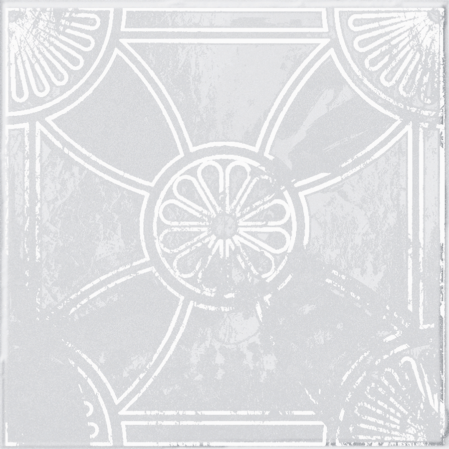 Carrelage Mural Celta 15x15 | Dessin Gris 07 Mat