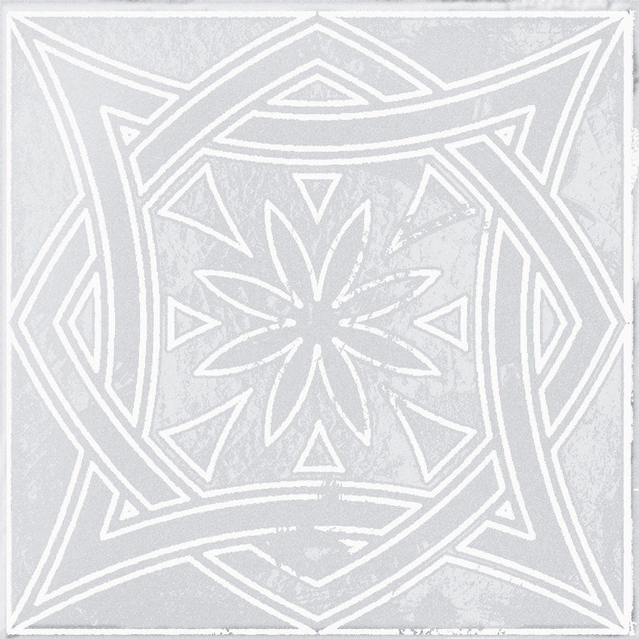 Carrelage Mural Celta 15x15 | Dessin Gris 09 Mat