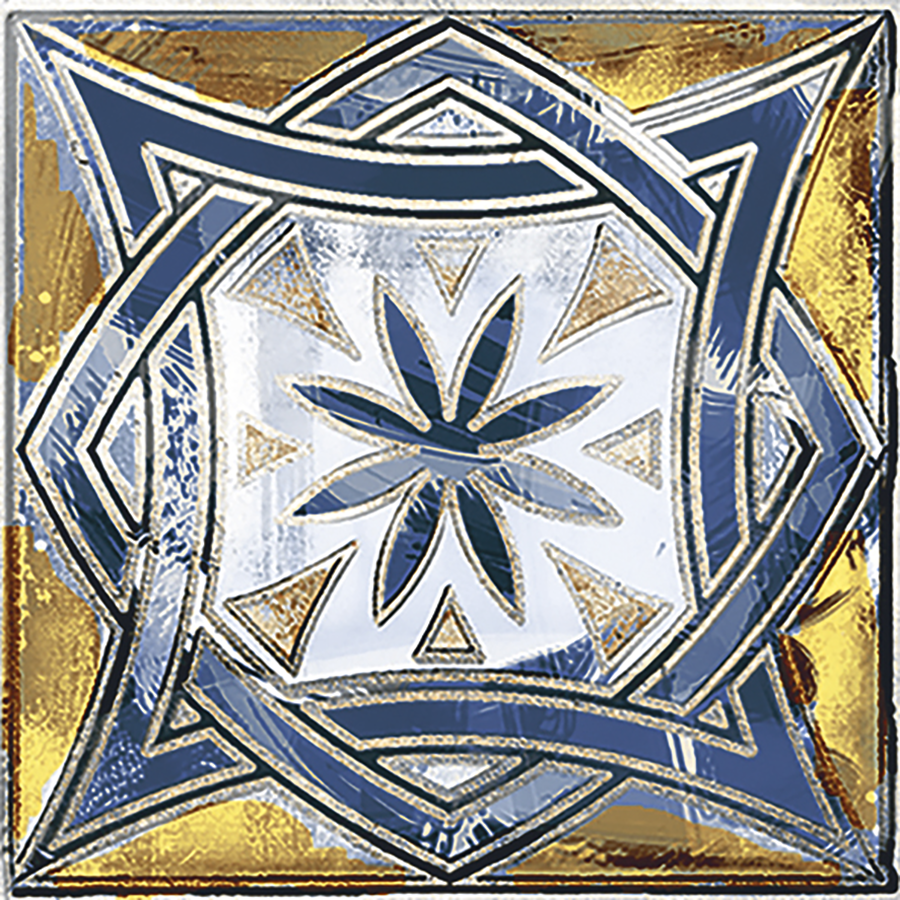 Celta Wall Tile 15x15 | Blue Design MIX Matt