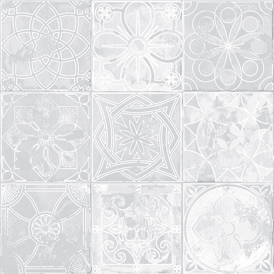 Azulejo Celta 15x15 | Cinza Desenho 33 Mate