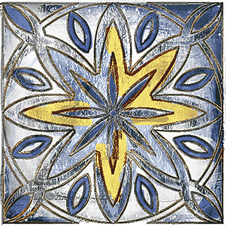 Azulejo Celta 15x15 | Azul Desenho 15 Mate
