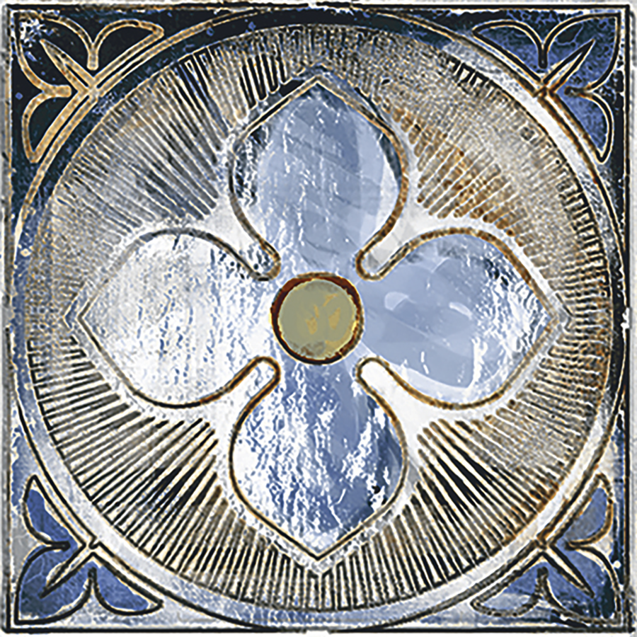 Celta Wall Tile 15x15 | Blue Design MIX Matt
