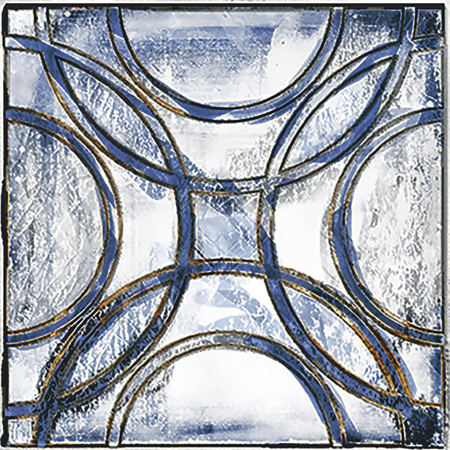 Celta Wall Tile 15x15 | Blue Design MIX Matt