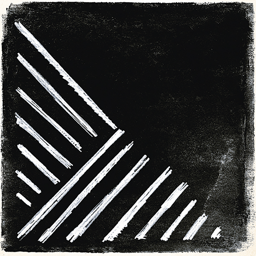 Inca Wall Tile 15x15 | Black Design MIX Matt