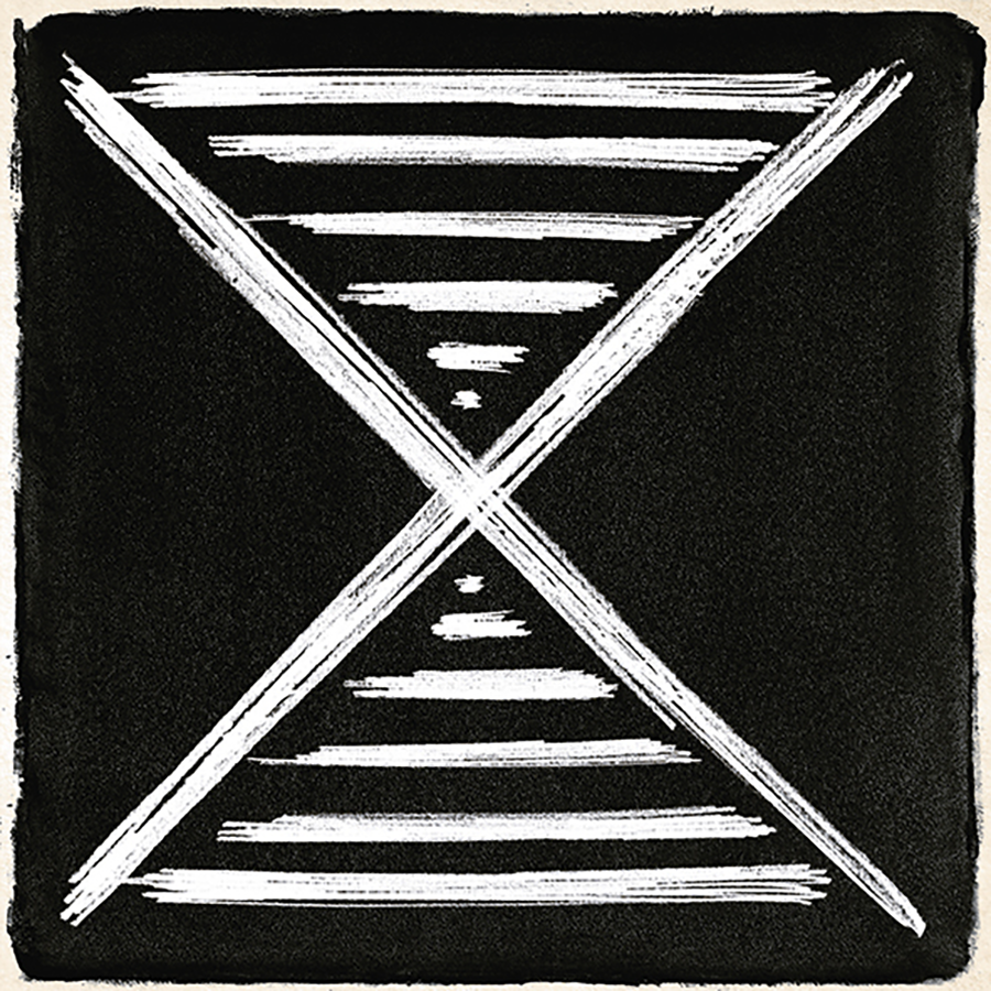 Inca Wall Tile 15x15 | Black Design MIX Matt