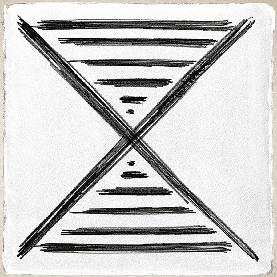 Inca Wall Tile 15x15 | White Design 15 Matt
