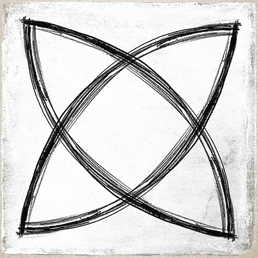 Inca Wall Tile 15x15 | White Design 18 Matt