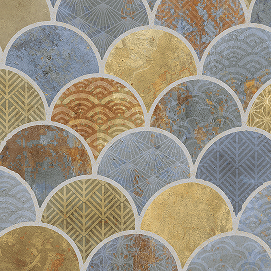 Escamas Wall Tile 15x15 | Design MIX Matt