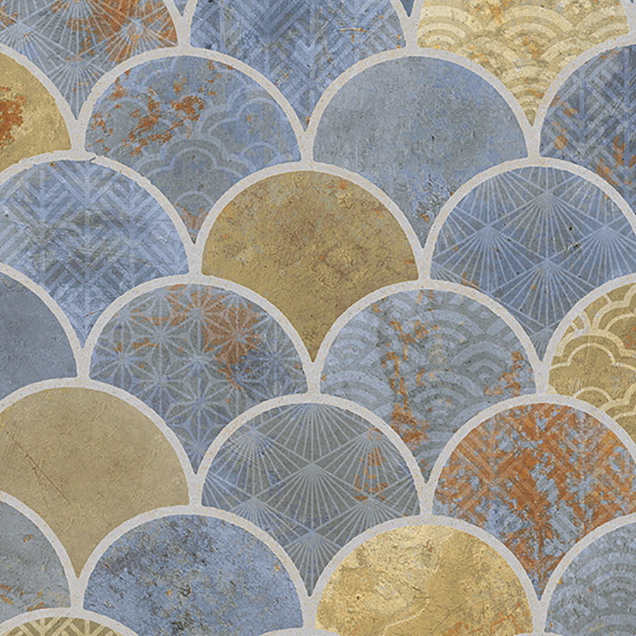 Escamas Wall Tile 15x15 | Design MIX Matt