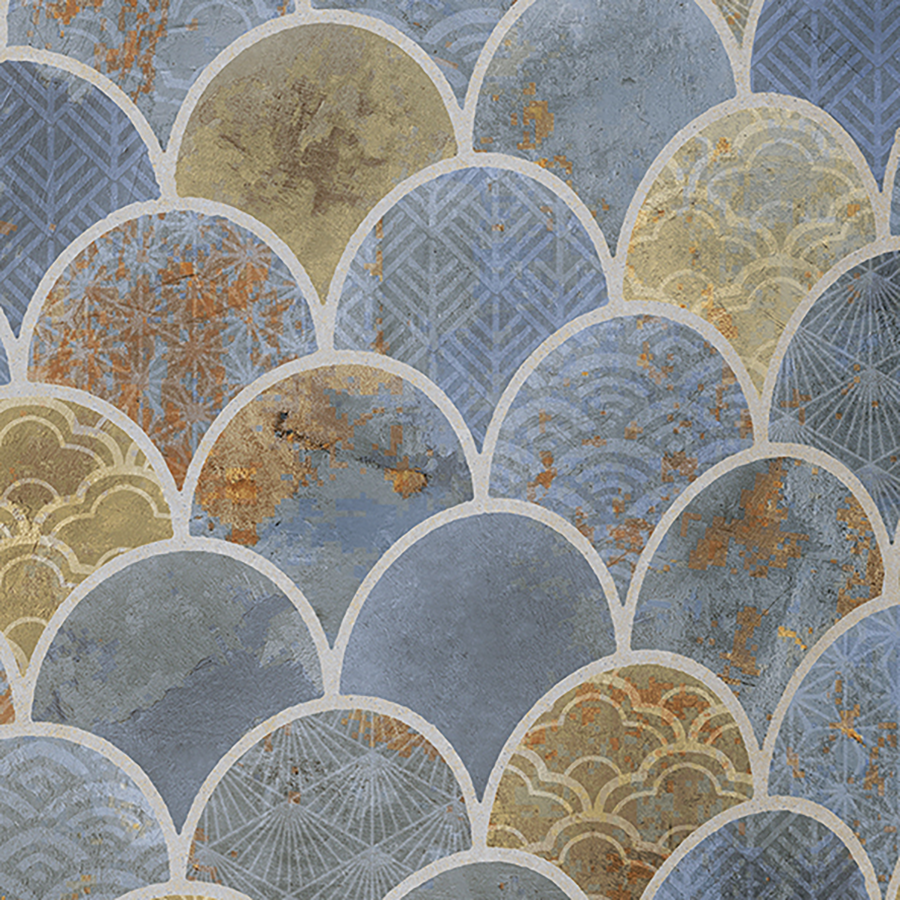 Escamas Wall Tile 15x15 | Design MIX Matt