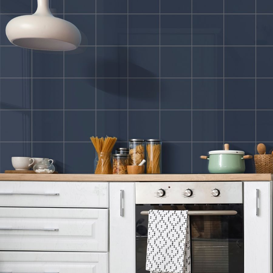 Azulejo Liso 15x15 | Azul 330 Brilhante