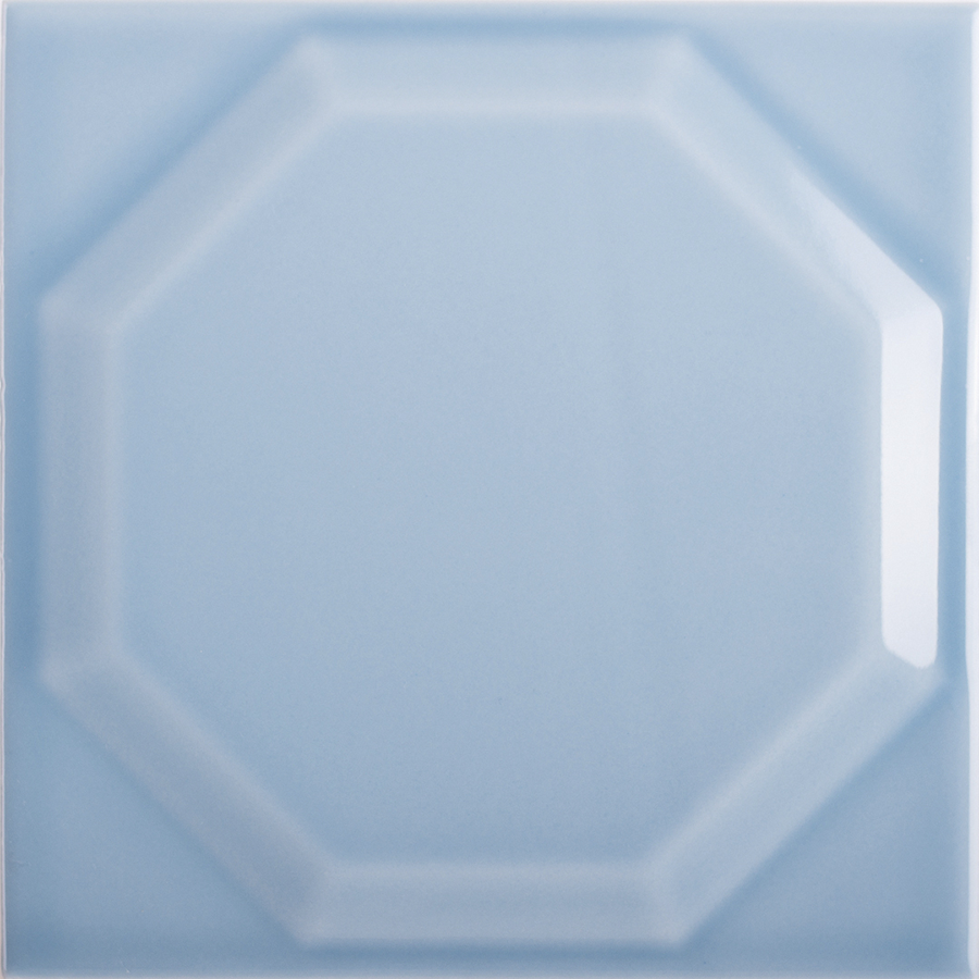 Azulejo Octagon 15x15 | Azul 730 Brilhante