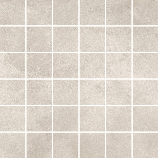 Pavimento em cerâmica da Certeca - Coleção Buxiel Mosaico 30x30 na cor Areia