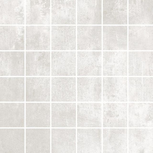 Pavimento em cerâmica da Certeca - Coleção Easy Mosaico 30x30 em cor Prata