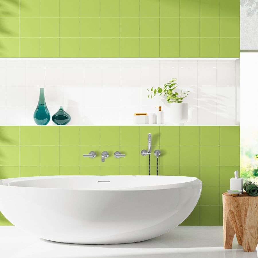 Plain Wall Tile 20x20 | Pistachio 291 Matt