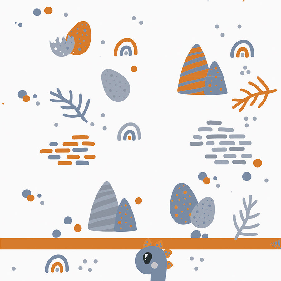 Dino Wall Tile 20x20 | Blue Design MIX Matt