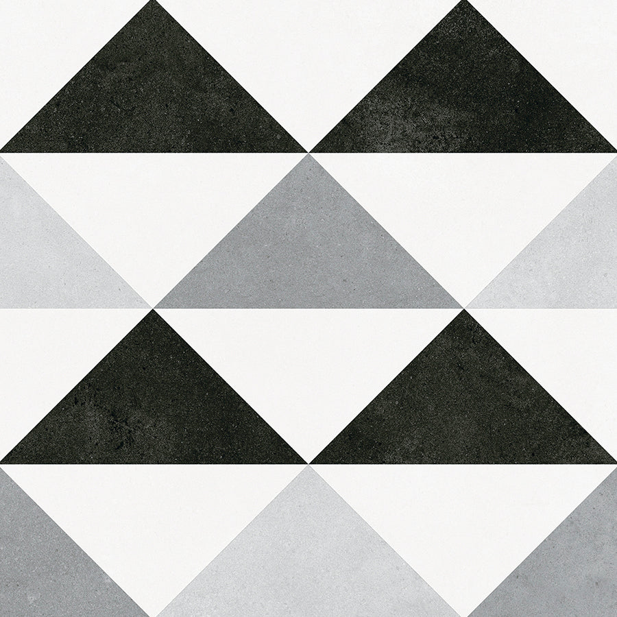Love Wall Tile 20x20 | Black Design MIX Matt