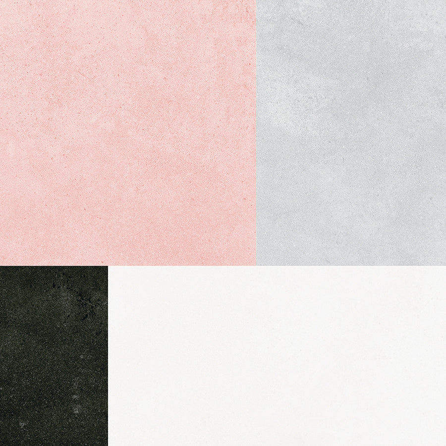 Love Wall Tile 20x20 | Black Design MIX Matt