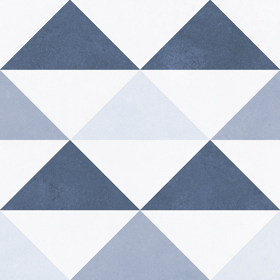 Carrelage Mural Love 20x20 | Dessin Bleu 11 Mat