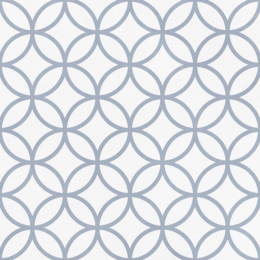 Carrelage Mural Love 20x20 | Dessin Bleu 19 Mat