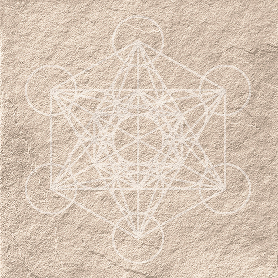 Mandala Tile 20x20 | Beige Matte MIX Design