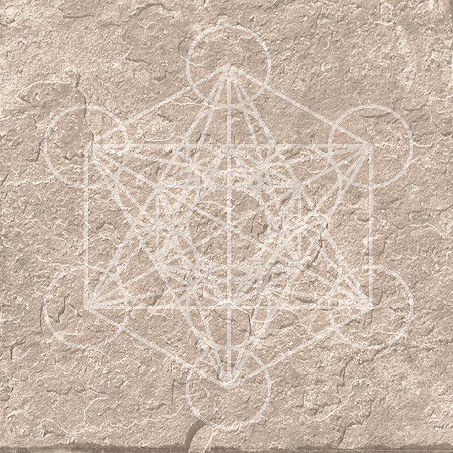 Mandala Tile 20x20 | Beige Matte MIX Design