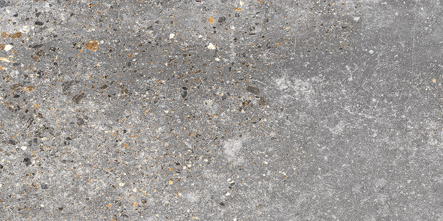 Concrete Wall Tile 20x40 | Anthracite MIX Matt