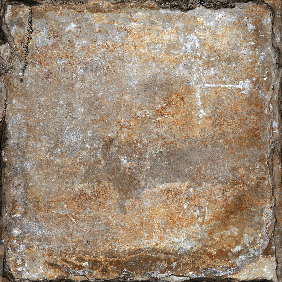 Rústico Floor Tile 33,5x33,5 | Brown MIX Matt