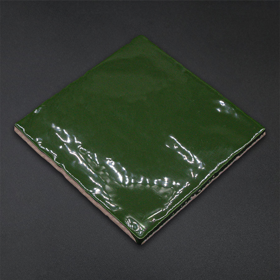 Azulejo Clássico 15x15 | 353 Verde Escuro Brilhante
