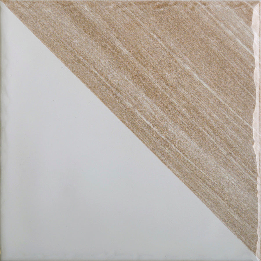 Azulejo Triangle Rustique M15x15x0,8 | Desenho 04 Brilhante