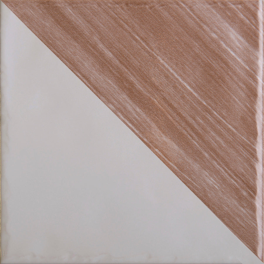 Azulejo Triangle Rustique M15x15x0,8 | Desenho 05 Brilhante
