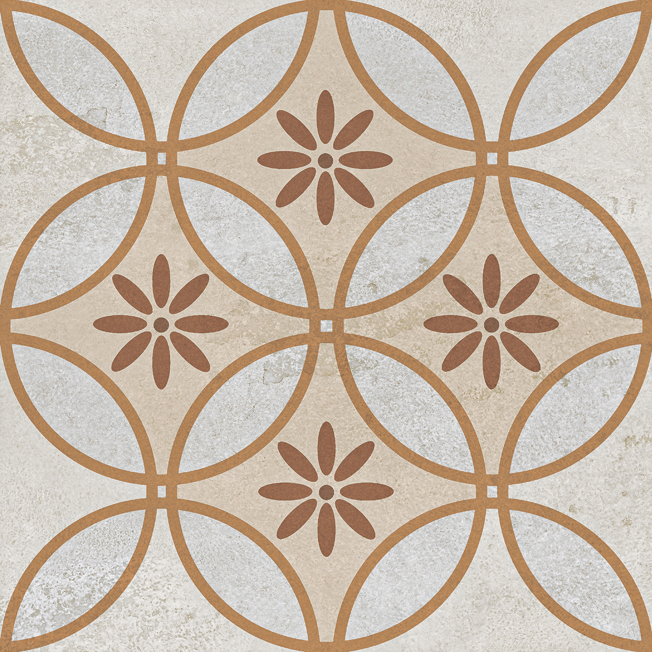 Pavimento Monserrate 33,5x33,5 | Castanho Mate