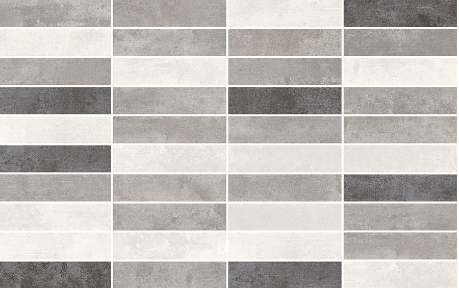 Carrelage Mural Easy 25x40 | Décor 02 MIX Brillant