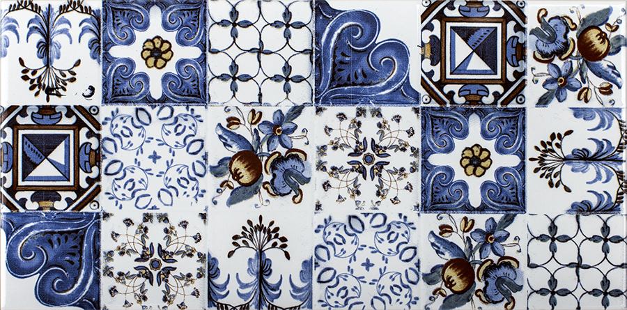 Azulejo Viana M15x30 | Desenho 01 Brilhante