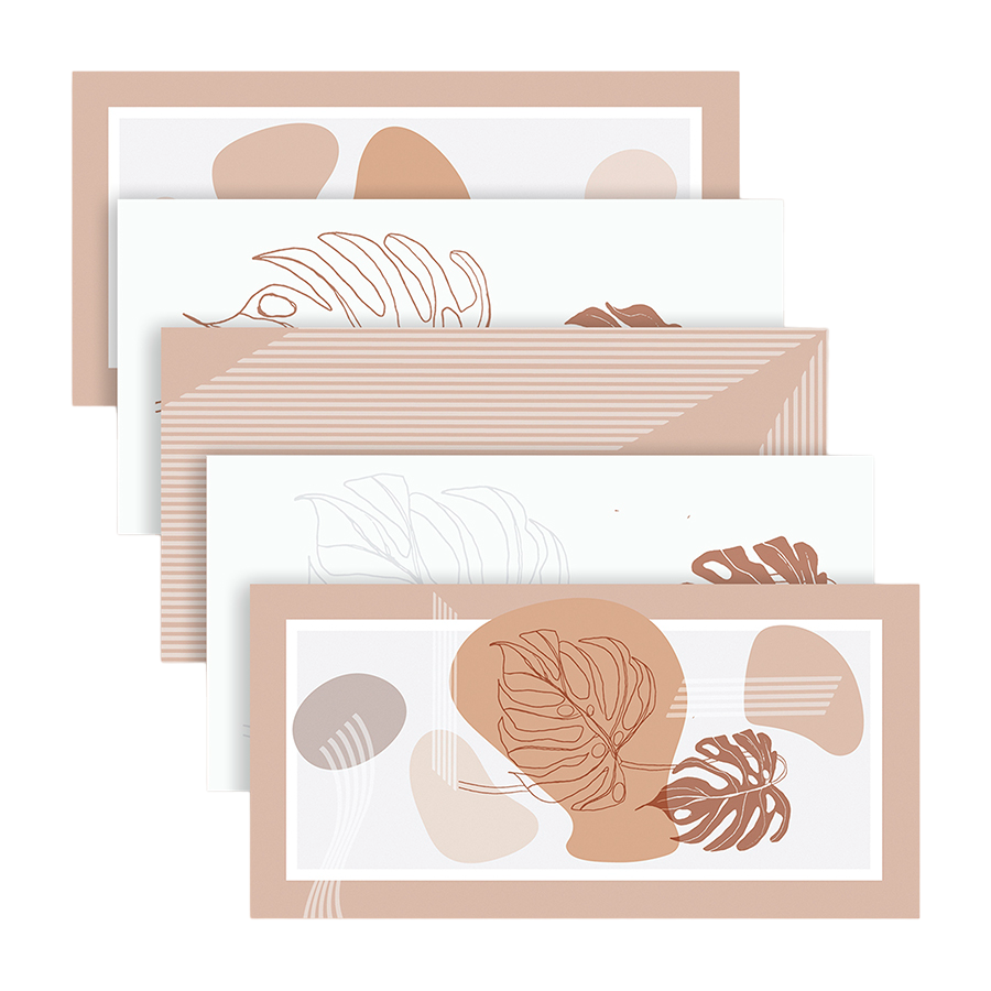 Boho Wall Tile M15x30 | Salmon Design MIX Matt