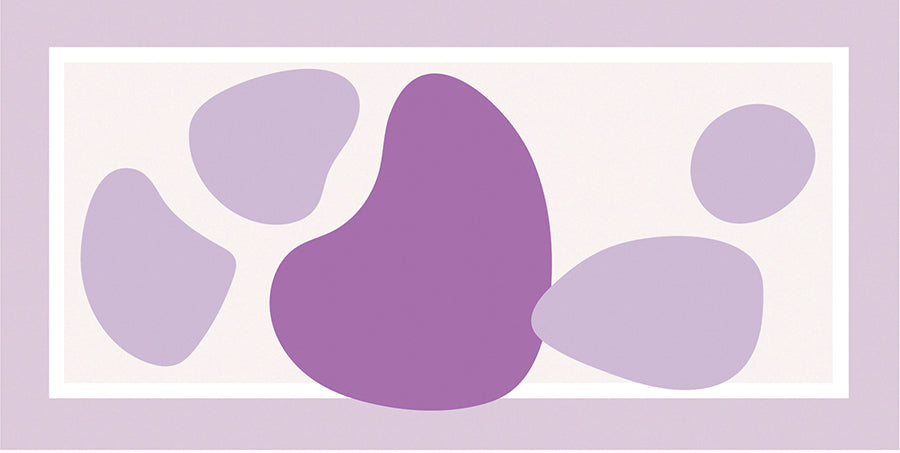 Boho Wall Tile M15x30 | Violet Design 12 Matt
