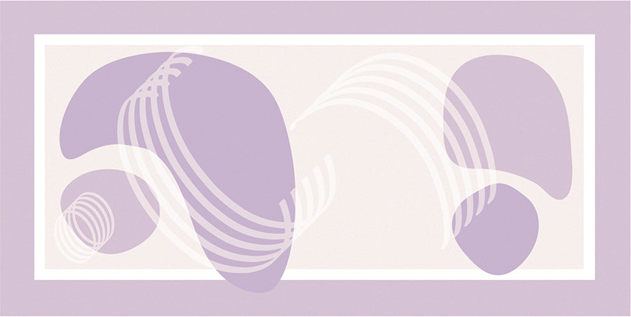 Boho Wall Tile M15x30 | Violet Design 14 Matt