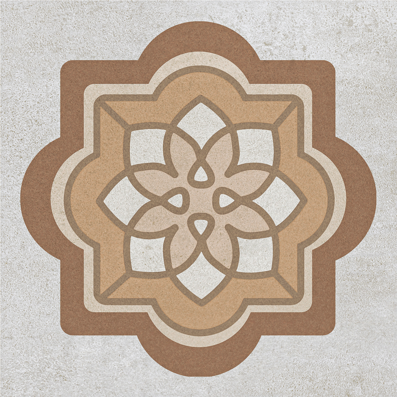 Pavimento Monserrate 33,5x33,5 | Castanho Mate