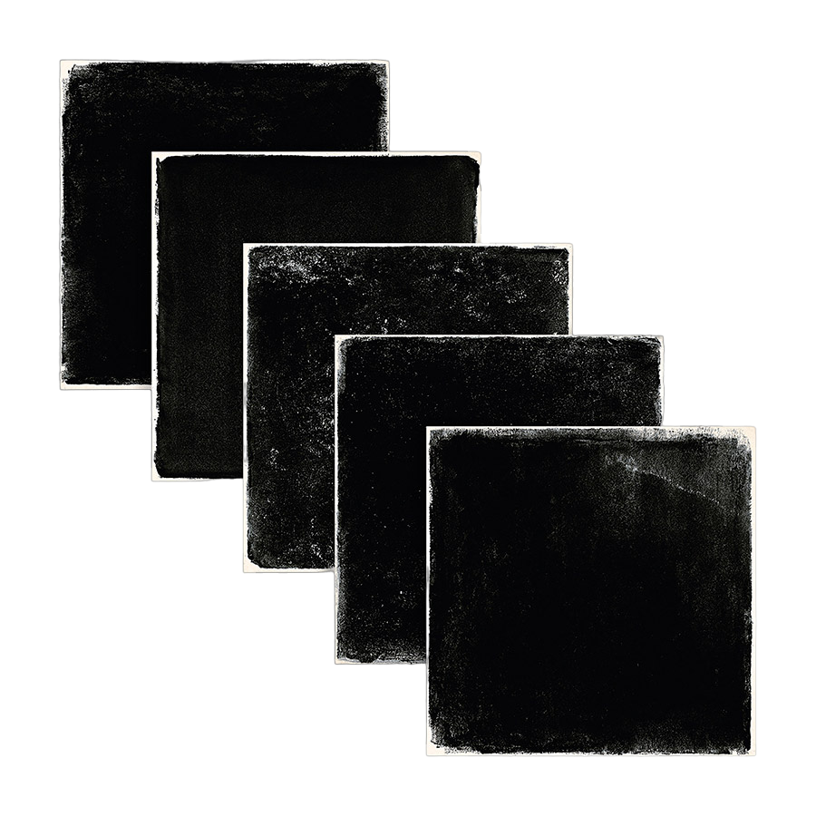 Inca Wall Tile 15x15 | Black Base MIX Matt