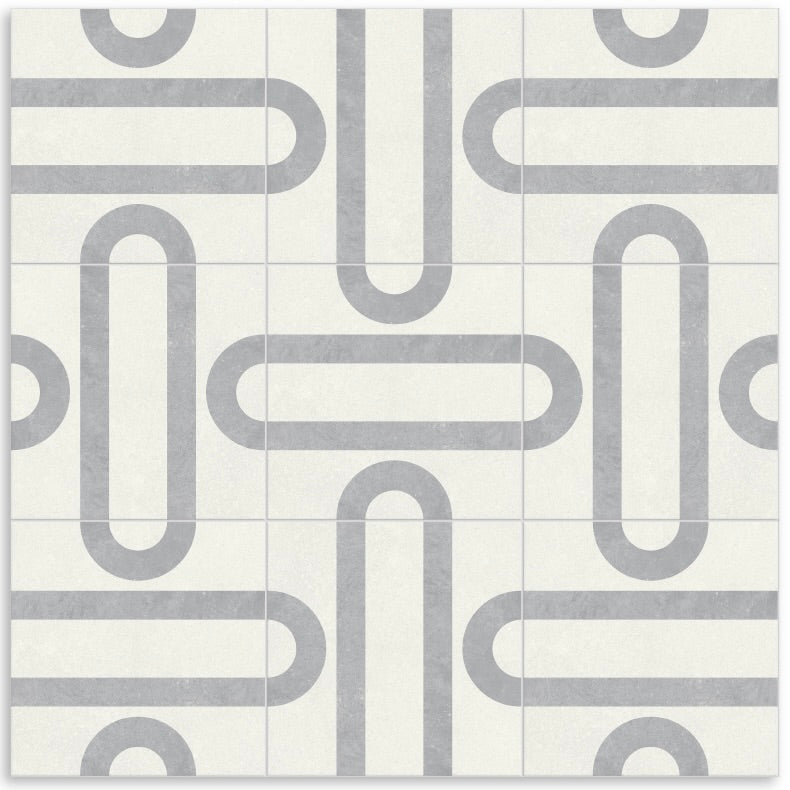Carrelage Mural Vita 15x15 | B Dessin 02 Mat