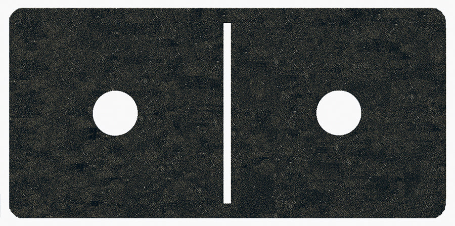 Carrelage Mural Dominó 7,5x15 | Noir MIX Mat
