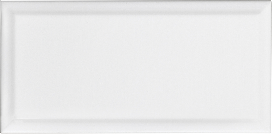 Azulejo Biselado 7,5x15 | Branco 000 Brilhante