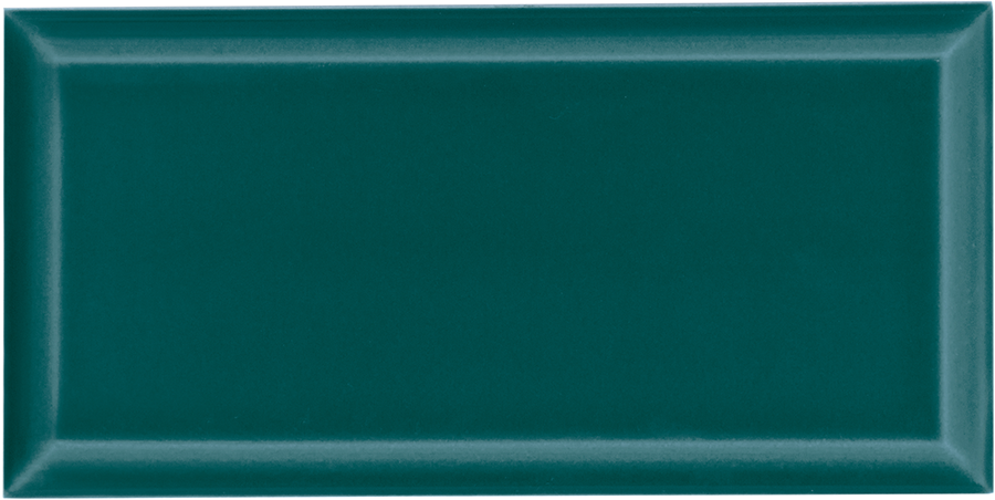 Bevelled Wall Tile 7,5x15 | Green Bluish 1800 Glossy